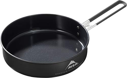 MSR Sartén antiadherente de cerámica con revestimiento de fusión, color negro
