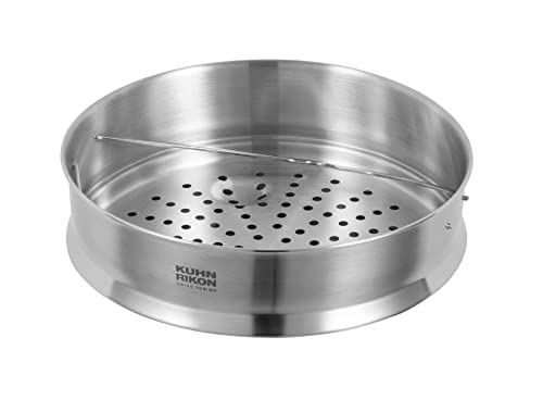 KUHN RIKON Vaporizador apilable 22 cm, color plateado