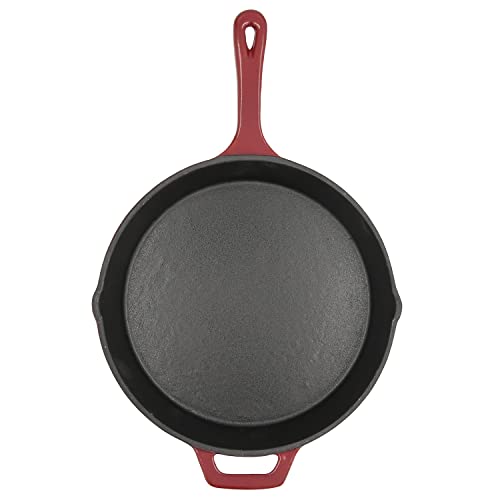 Quid Bidasoa Fierro Sarten Hierro Esmaltado 26cm Rojo