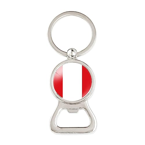 Arte De La Bandera Peruana A Rayas Vibrantes,Llavero Abrebotellas De Cerveza Recuerdo De Viaje Regalo Llavero Accesorios Multifunción Recuerdo Creativo Para Papá Papá Marido Cumpleaños Aniver