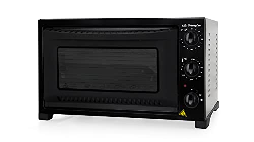 Orbegozo HO 321 - Horno de sobremesa, 32 L, temporizador, calor superior e inferior, regulador de temperatura, indicador luminoso, 1300 W, Color Negro