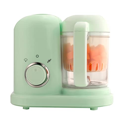 # 1o1b47 Máquina para hacer alimentos para bebés Puré Procesador de alimentos Cocinar a vapor y Mezclador Calentador Máquina Todo en Uno Cocina Automática Cocina y Moler, Verde #6q5oe0, M
