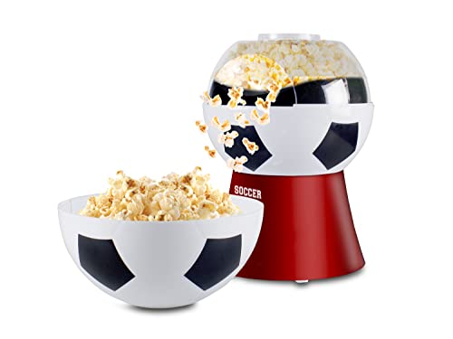 BEPER P101CUD051 Máquina de palomitas 'Football Edition' - Palomitas sin grasa en 3 minutos