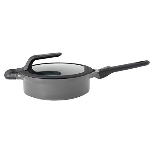 BergHOFF Gem Sartén honda gris con tapa stay-cool 24 cm