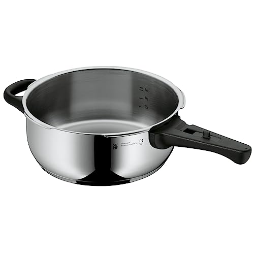 WMF Perfect - Olla a presión (parte inferior de inducción, 3 L, olla a presión sin tapa, acero inoxidable Cromargan)