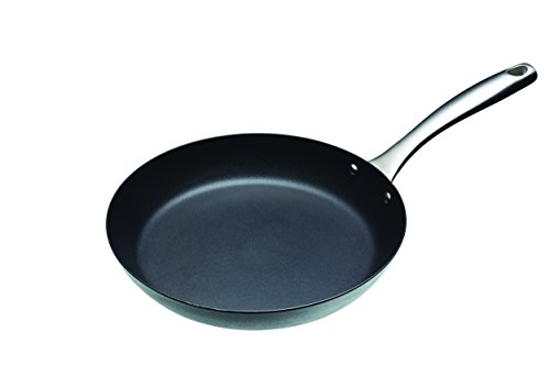 KitchenCraft MasterClass Sartén Antiadherente para Inducción de Acero al Carbono Libre de BPA, 26 cm