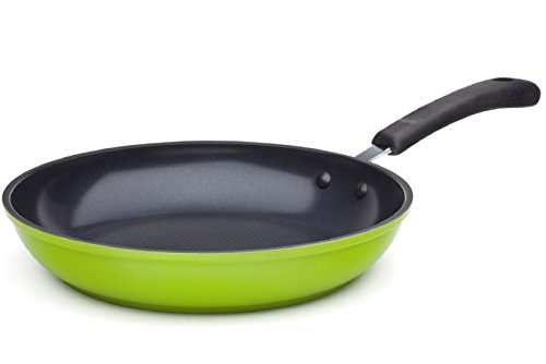 Ozeri 30 cm Verde Tierra Sartén con revestimiento antiadherente de cerámica texturizada (100% PTFE, PFOA, y APEO gratis)