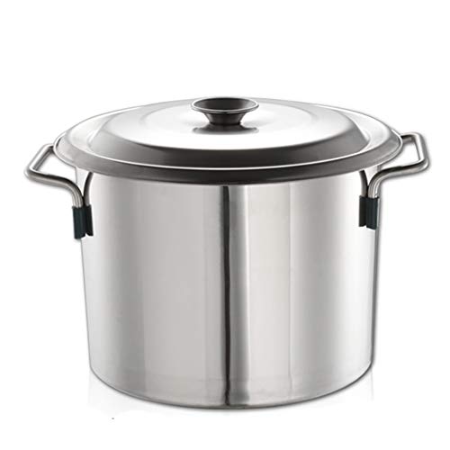 Olla, 201 De Acero Inoxidable Olla De Catering Uso Comercial/Doméstico, For La Estufa De Gas/Cocina De Inducción (12L), For 20 Personas