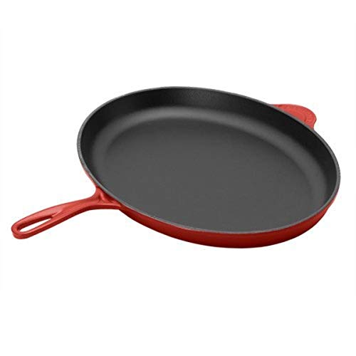 LE CREUSET 20117400600400 sartén Oval 40 cm, Rojo