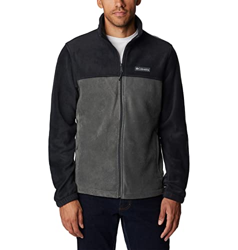 Columbia Hombre Chaqueta De Forro Polar Con Cremallera, Black, Grill, XL