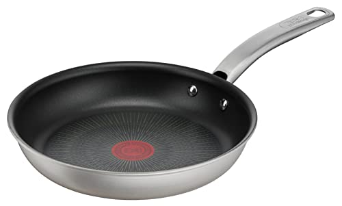 Tefal Impact On - Sartén (24 cm, antiadherente, resistente a los arañazos, fabricado con materiales reciclados, reciclables, todas las placas de cocción, inducción, fabricado en Francia G2910402