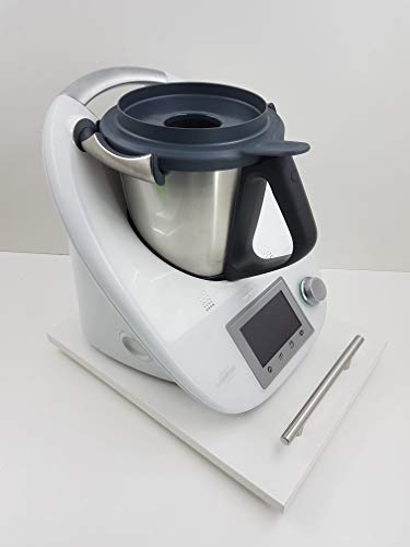 Tabla Deslizante, Base, Plataforma COMPATIBLE CON THERMOMIX TM31, TM5, TM6. Protege LA BALANZA DE SU MÁQUINA. Mod Blanco PEQUEÑO