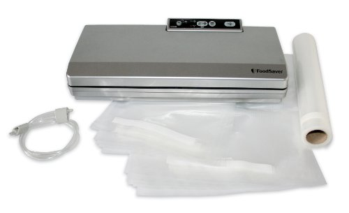 FoodSaver V2040-I - Aparato para envasar al vacío (2 tipos de envasado, pantalla digital)