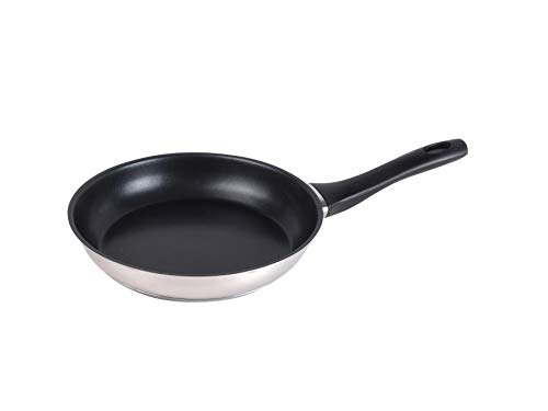 Vitrinor Sartén Galactica 24Ø. Fabricada en acero inoxidable y con interior antiadherente. Válida para todo tipo de cocina: fuego, gas, eléctrica e inducción.