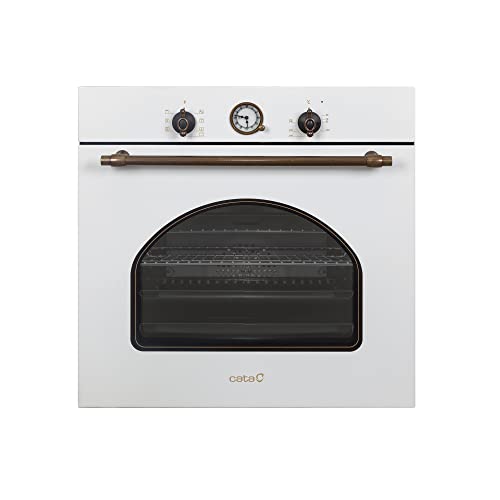 CATA | Horno Multifunción 8 Funciones | Horno Modelo MRA 7108 WH | Capacidad Interior de 60 litros | Rango de temperatura 50º-250º | Sistema de limpieza AquaSmart | Clase de eficiencia energética: A