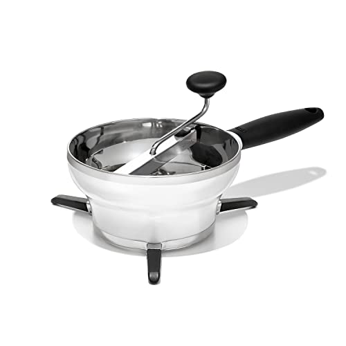 OXO Good Grips - Pasapurés de acero inoxidable para patatas y verduras
