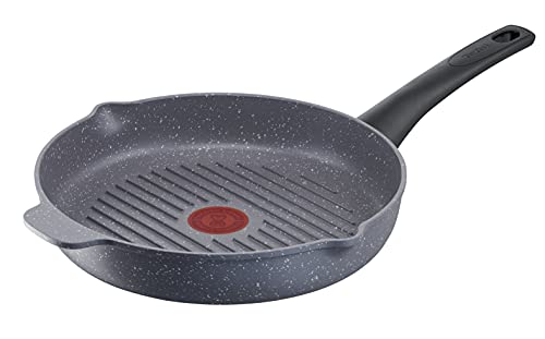 Tefal Natural On Induction G2801902 - Sartén antiadherente (26 cm), color gris oscuro