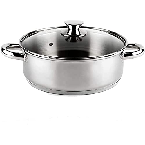 VIER CI14 Cacerola 14cm diámetro, en acero Inoxidable 18/10. Inducción