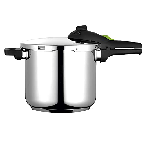 Fagor Rapid Xpress Olla a Presión 7,5 Litros, Inducción, Express Super Rápida, Acero Inox. 18/10, Todo Tipo Cocinas, Fondo Termo Difusor, 2 Niveles de Presión, 5 Sistemas de Seguridad