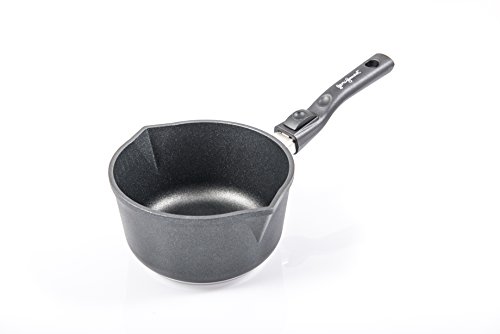Gerti Gundel Cacerola Cazo para leche con mango extraíble ( – El original – Fabricado en Alemania (apta para inducción, 18 cm (1,5 litros))