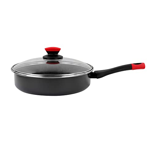 MAGEFESA Sartén cilíndrica kilauea ø28cm con tapa de vidrio