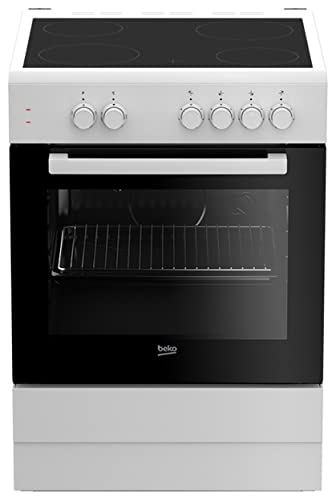 BEKO Conjunto de Horno y Vitroceramica FSS67000GW 71 L 60 cm Blanco (4 Zonas de coccion), Ceramic