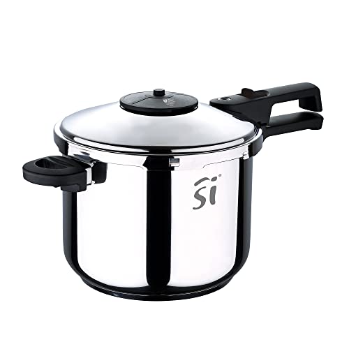 San Ignacio Olla a presión 6.0l Acero Inoxidable Creta, 6 litros, Multicolor