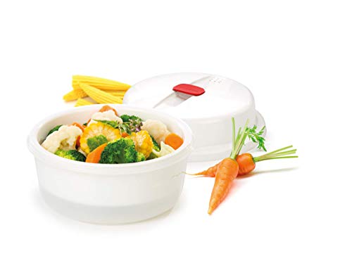 Tescoma Olla Vapor Purity Microwave, Blanco, 23.9x20.9x13.9 cm