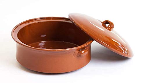 Restauprice Olla de terracota Diámetro 23 cm - Alto 10 cm - 2 litros