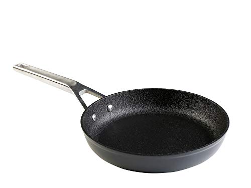 WECOOK! Ecosteel Sartén Aluminio Forjado 20 cm, Inducción, 3 Capas Antiadherente Ecológico Titanio sin PFOA, 4,2 mm Espesor, Mango Acero Inox, Apta Todas las Cocinas, Vitrocerámica, Gas, Horno