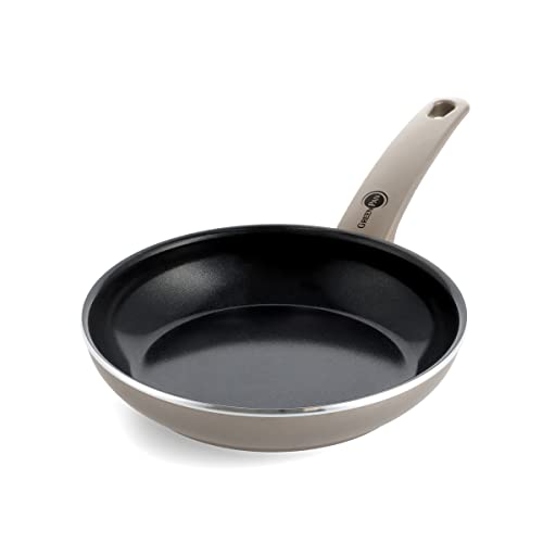 GreenPan Cambridge Sartén de Cerámica antiadherente saludable de 20 cm, sin PFAS, inducción, apta para lavavajillas, apta para horno, bronce
