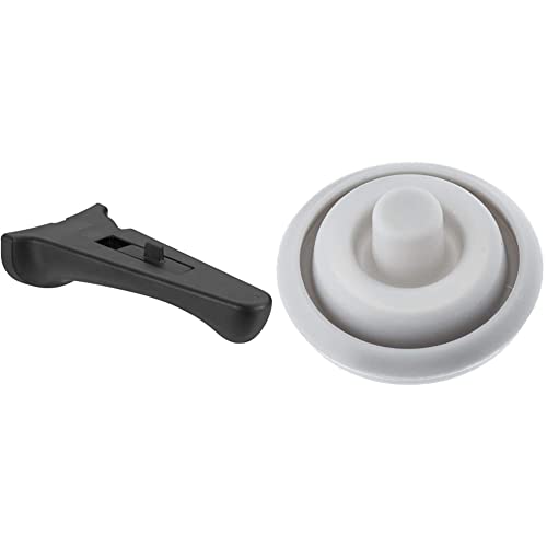WMF Perfect Mango para Cuerpo Ø 22 cm, Negro & Junta indicadora de cocción Perfect & Perfect Plus para ollas a presión de 2,5l - 8,5l, Ø 3 cm de silicona