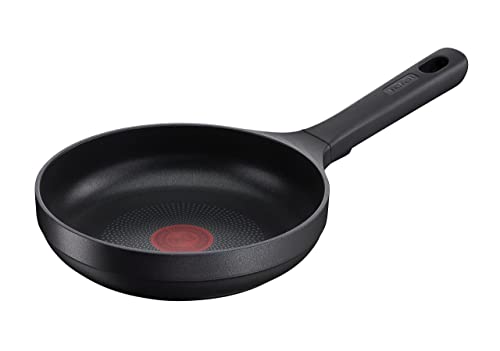 Tefal G61202 Trattoria Pro - Sartén (20 cm, aluminio fundido, sellado antiadherente inofensivo, indicador de temperatura, apta para todo tipo de fuegos, apta para inducción), color negro
