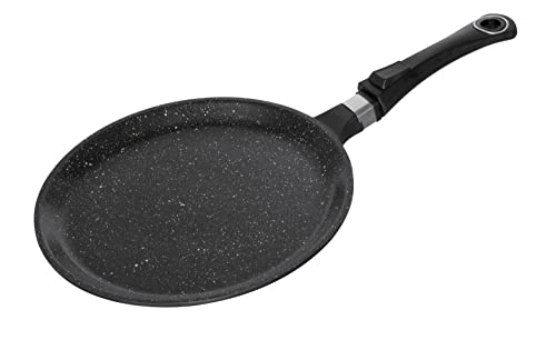 Pradel Excellence 52403M - Sartén para Crepes imitación Piedra (Aluminio, 28 cm)