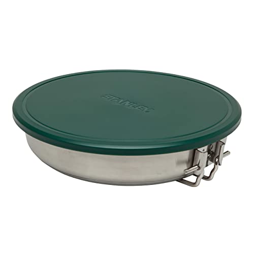 Stanley Adventure All-In-One Fry Pan Set - Utensilios Cocina Camping de Acero Inoxidable - Juego de Cocina para camping 9 Piezas - Juego de sartenes ligeras para Viajes, excursiones y Acampada