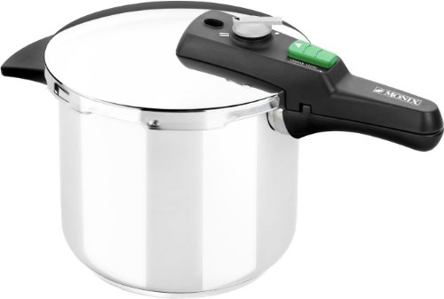 Monix Quick - Olla a presión rápida de 7 litros, Color Negro, Acero Inoxidable (Braisogona_M560003)