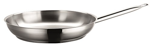Domestic Professional Josef Mäser 811043 Sartén (32 cm, Acero Inoxidable 18/10, 0,7 mm, Apta para inducción)