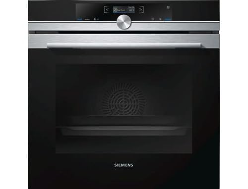 Horno - Siemens HR675GBS1 iQ700, Multifunción, Pirolítico, 71 L, 60 cm, Clase A+, Negro