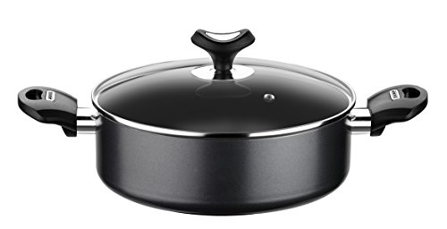 Monix Cacerola Baja, Aluminio, Gris Oscuro Antracita, 20 cm