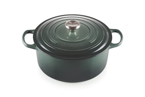Le Creuset Cocotte redonda de hierro fundido, 28 cm, 6, 7 L, Todas Las Fuentes de Calor incluso inducción, Artichaut, 21177287954430