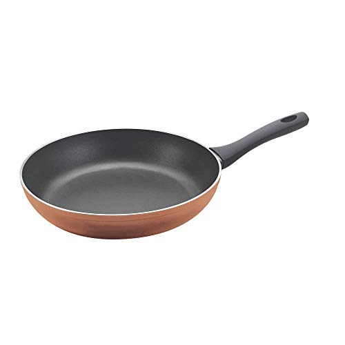 Metaltex NATIVA Copper-Sartén Aluminio Forjado, 26 cm, 2 Capas Antiadherente, Full Induction válido para Todo Tipo de cocinas, Acabado en Color Cobre