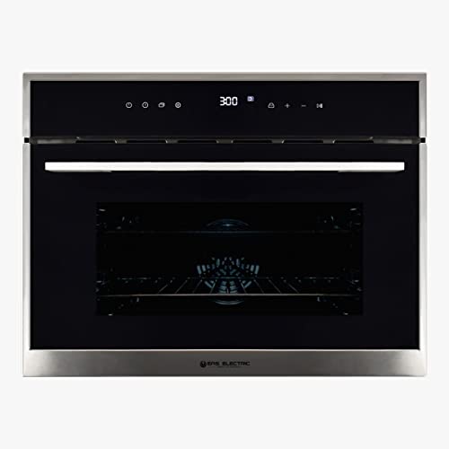 EAS ELECTRIC SMART TECHNOLOGY | Horno 48 litros 45cm | EMV48DTN | Clase energética A | Cristal Negro | 8 modos de funcionamiento | Rejilla y bandeja incluidas | Ventilación