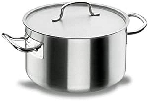 Lacor Cacerola, Acero Inoxidable 18/10, Plata, 45 cm