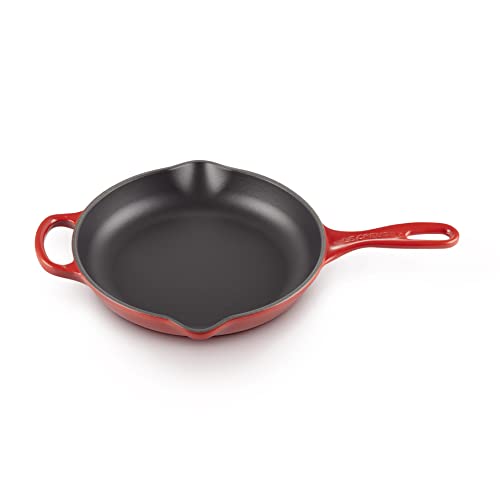 Le Creuset Sartén skillet redonda de hierro fundido, diámetro 23 cm, Cereza, 20182230600422