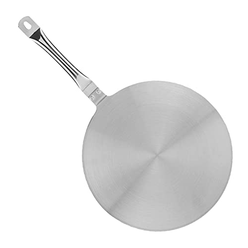 Adaptador de inducción de acero inoxidable, placa adaptadora universal para placas de inducción, adaptador de placa de inducción para accesorios de cocina, placa de inducción (20 cm)