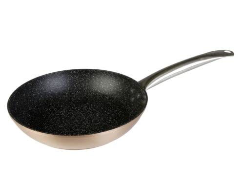 WECOOK! Professional Sartén Aluminio Forjado 30 cm, Inducción, Antiadherente Ecológico sin PFOA, 2,8 mm Espesor, Mango Acero Inox, Color Cobre, Apta Todas las Cocinas, Vitrocerámica, Gas, Horno