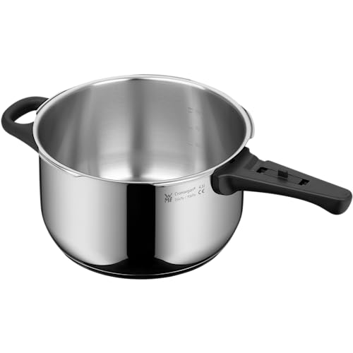 WMF Perfect - Olla a presión (parte inferior de inducción, 4,5 L, olla a presión sin tapa, acero inoxidable Cromargan pulido)