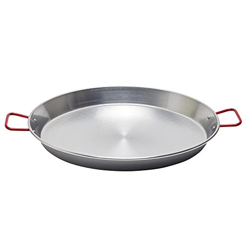 Paellera Valenciana de 42 cm. Pulida Para 10 Personas