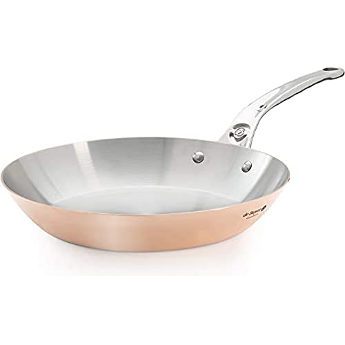 DE BUYER 6424.2 Cacerola Redonda Cola Cobre/Acero Inoxidable Diámetro 20 cm
