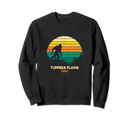 Retro Tupper Plains, Ohio Bigfoot Souvenir Sudadera